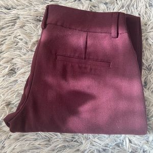 Burgundy Express Pants